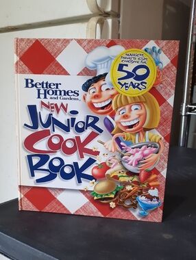 Better Homes And Gardens Junior Cook Book - Red Plaid Cover